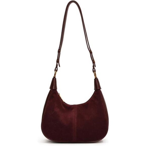 Suede Bags for Women Trendy Red - Picture 1 of 5
